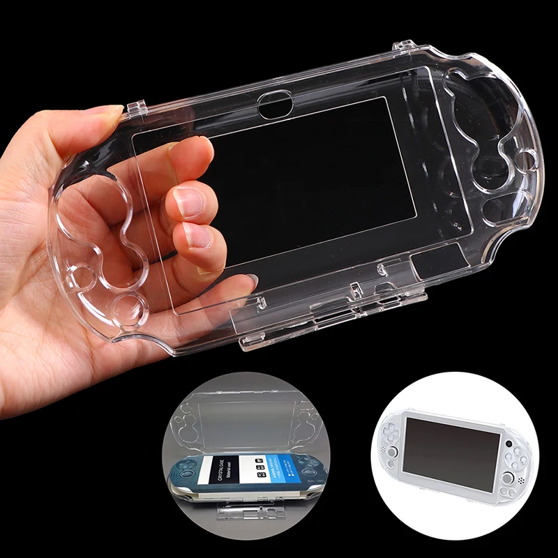

Hard Protective Case Cover Shell for Sony Ps Vita Psv 2000 Crystal Transparent Full Body Protector Skin Case