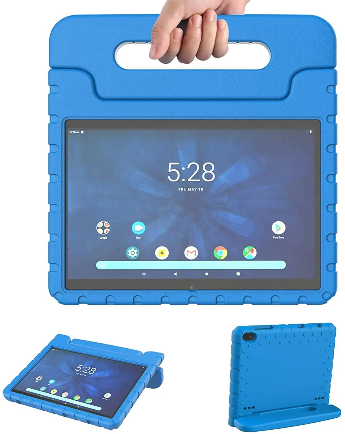 

Kids EVA Soft Foam Durable Rugged Shockproof Handle Kickstand Cover Case for Walmart Onn Pro 10.1"inch Tablet 2020 100003562