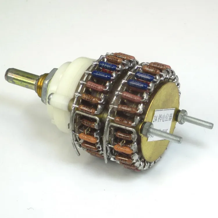 

4 * 24 Span Progressive Shunt Volume Control Potentiometer Dual Channel 100k Dale Resistor