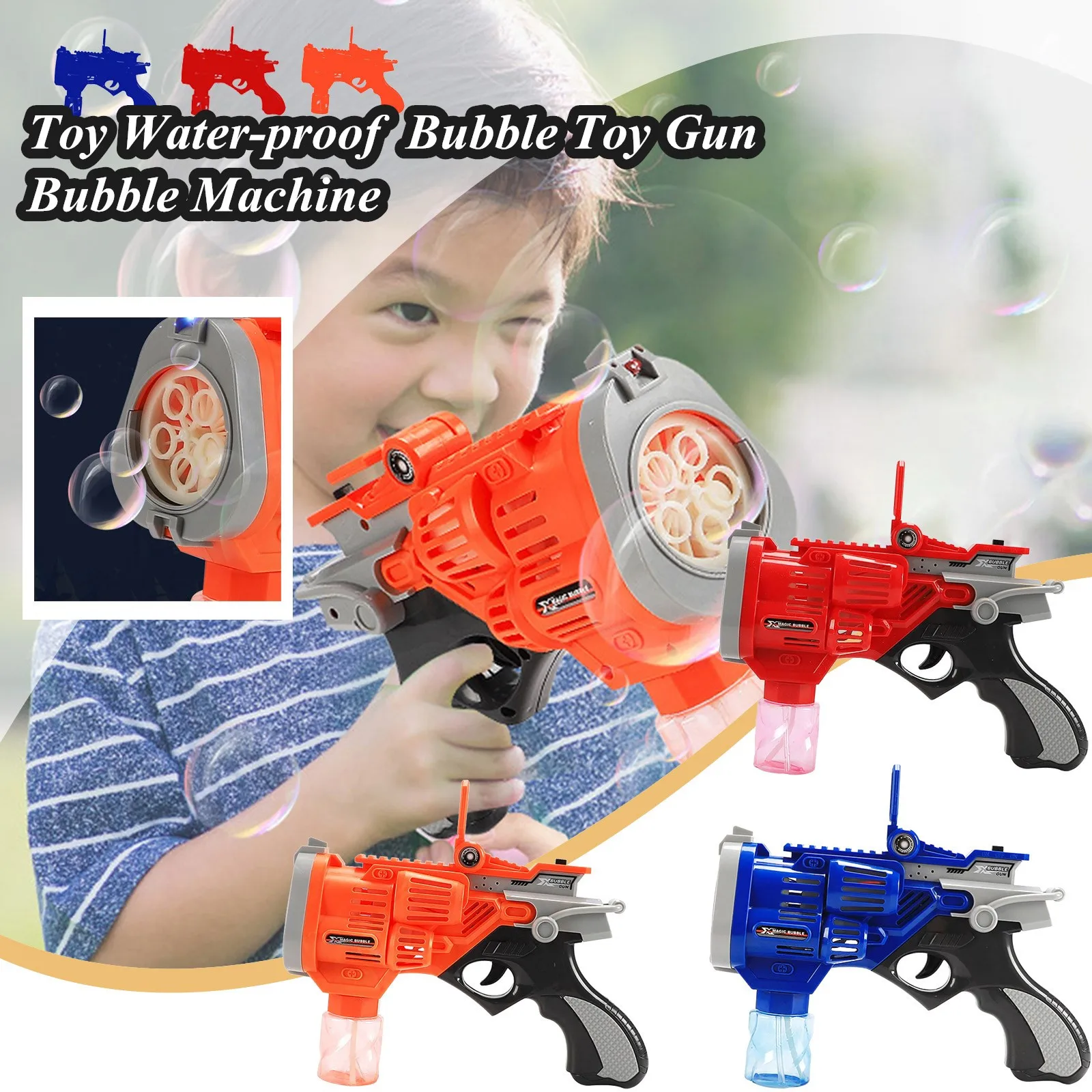 

Automatica Macchina della bolla del fumetto della macchina della bolla di musica con le bolle all'aperto L3 del gioco della spia