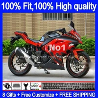injection for kawasaki ex300 zx 3r ex zx 300r stock red 51mc 30 zx300r zx3r 2013 2014 2015 2016 2017 13 14 15 16 17 fairings