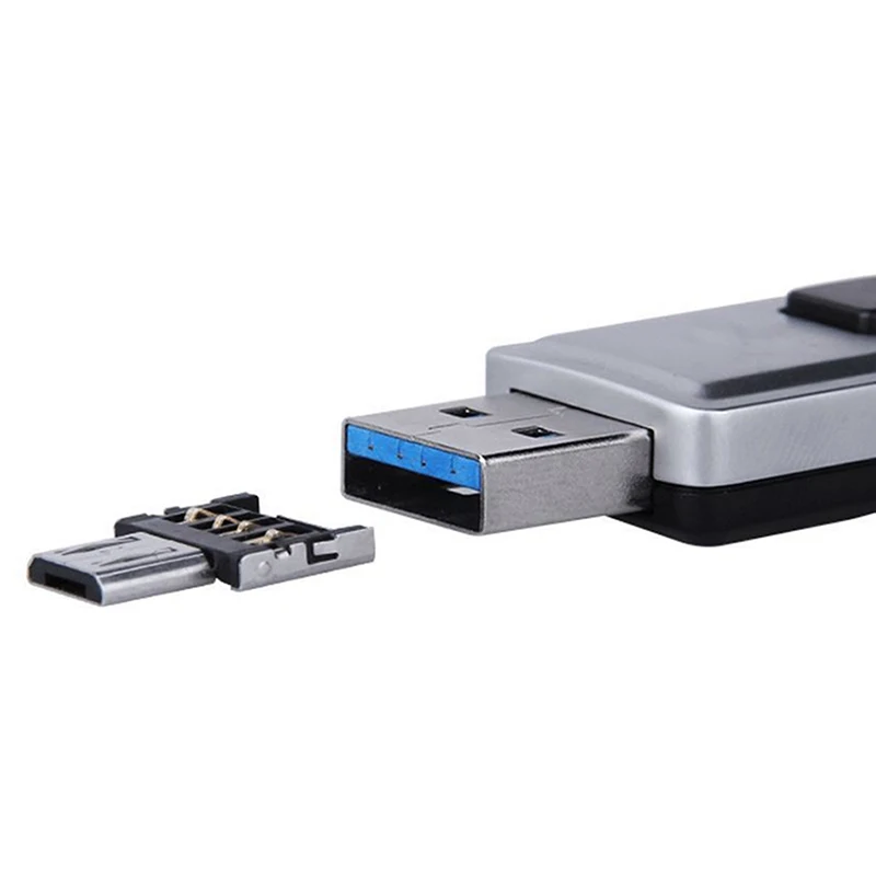 Мини OTG USB адаптер кардридер для Android смартфона планшета конвертер 2 0 Micro