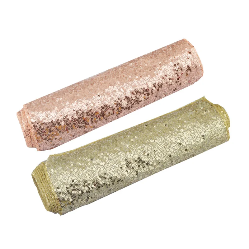 Блестящая настольная дорожка с вышивкой блестящий чехол для стола на свадьбу