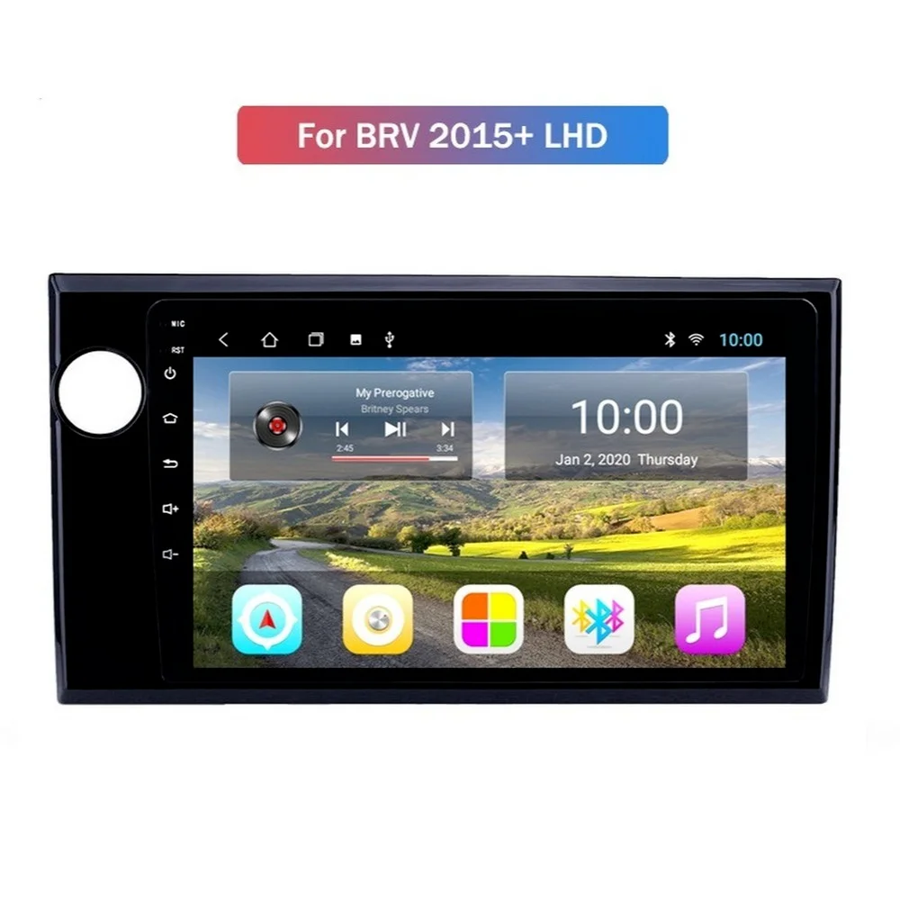 

Android 10.0 Car GPS Navigation For Honda BR-V/BRV 2015- LHD 4G+64G Multimedia Player With Wifi 4G AHD DSP Mirror Link CARPLAY