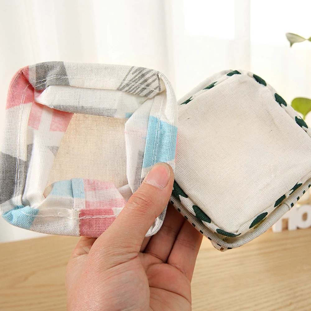 Складной льняной квадратный чехол корзина для домашнего декора хранения