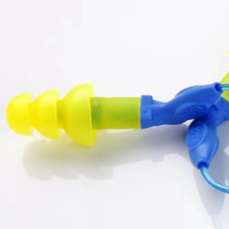 Защитные наушники для ушей 3M 340-8002 Authentic Foam Soft Silicone с шнурком для уменьшения шума и защиты от плавания Рождественской елки.