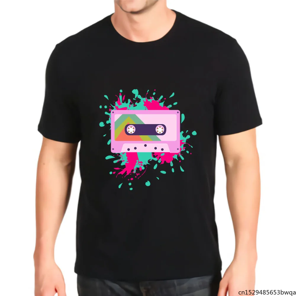 

Retro 80's 90's Cassette Tape Vintage Sport Anime Best Seller Top Men's Graphic New Kawaii T-shirt