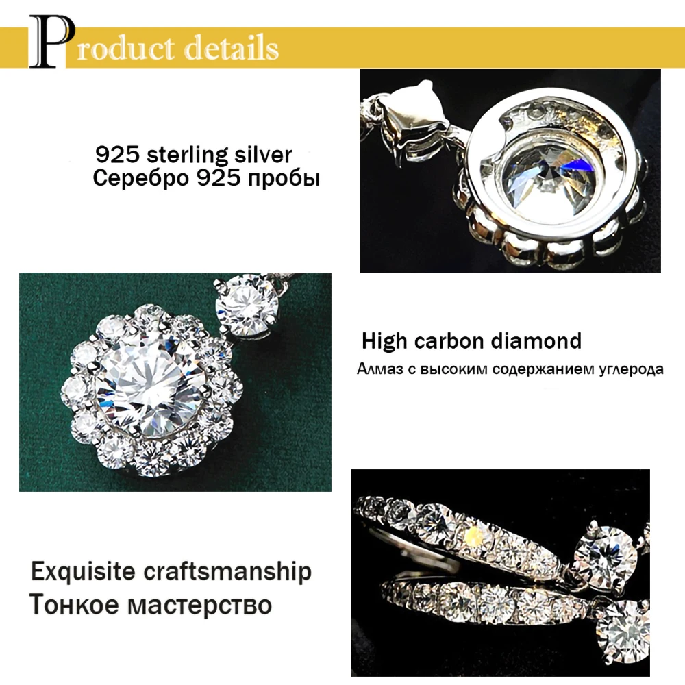 Luomansi оптовые серебряные ювелирные изделия посеребренные 18K серьги из белого