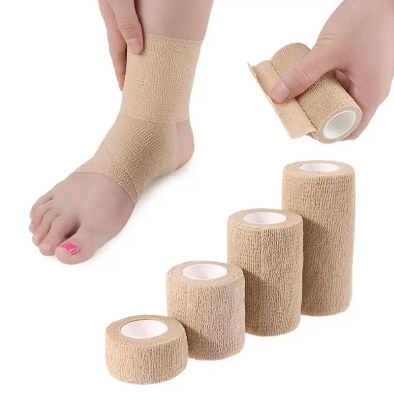 

11g/16g/27g/33g Self Adhesive Elastic Bandage First Aid Health Care Breathable Gauze Tape Medical Bandage Pet Bandages First aid