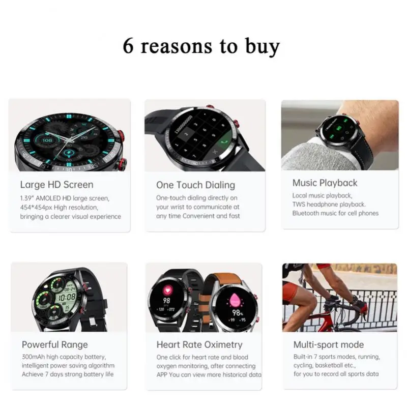 Новинка 2022 умные часы с экраном 454*454 всегда отображают время звонки Bluetooth местной