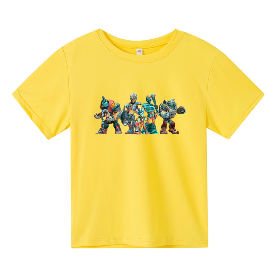 

Toddler Baby Cotton T-shirt Children Summer Clothes Boy Girls Casual Gormiti Tee Tops Clothing Child New Fashion Kids 2021 Sport