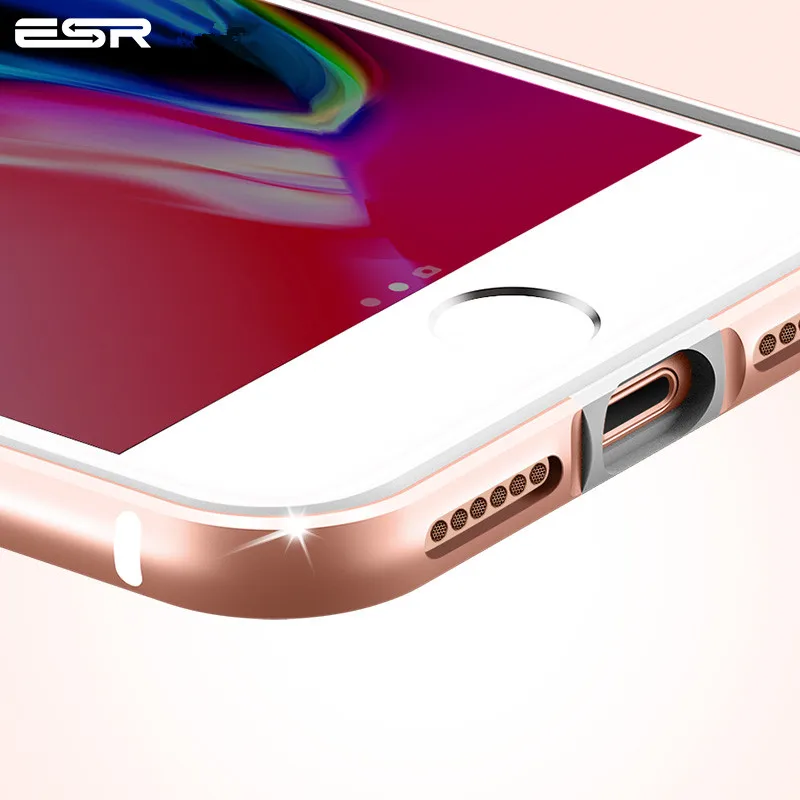 Чехол для iPhone 8/8 плюс, ESR металла рамки ультра тонкий Алюминий сплав Универсальный амортизирующий бампер чехол для iPhone 7/7 Plus