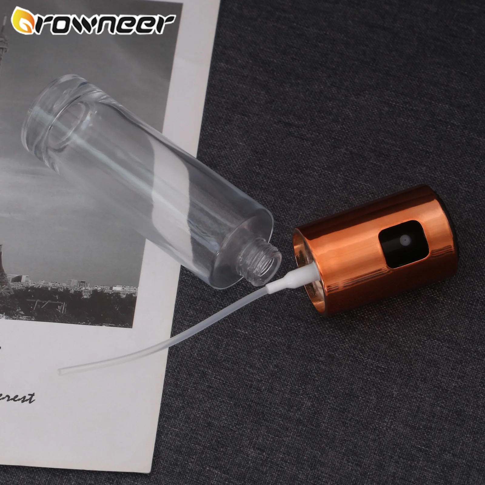 Дозатор для масла из нержавеющей стали бессвинцовый стеклянный прозрачный