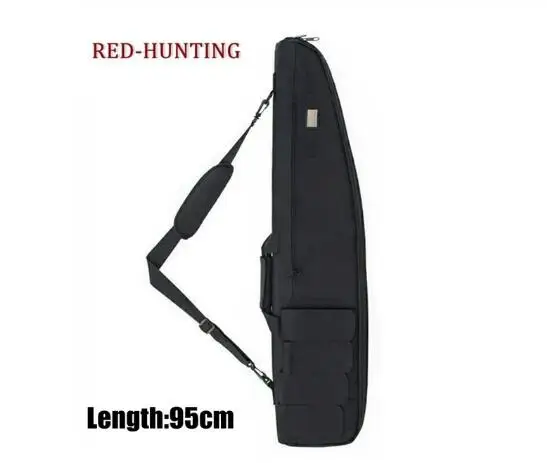 95cm black Airsoft gear тактический 120 см тяжелый пистолет скольжения коническая сумка для переноски винтовка Чехол сумка на плечо охотничий рюкзак сумки для охоты стрельба - Цвет: 95cm black