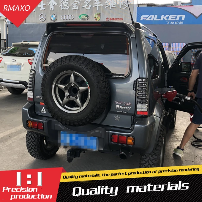Используйте для suzuki jimny спойлер с на фонарь Высокое качество ABS Материал заднего