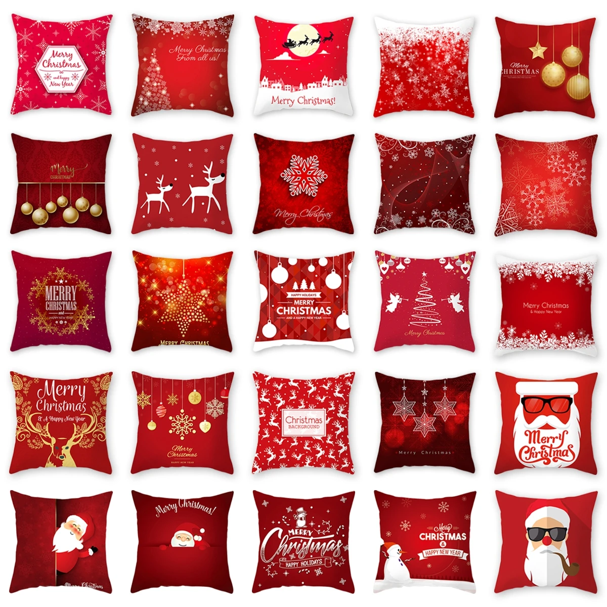 QIFU Merry Christmas Наволочка украшения Рождественские украшения для дома Navidad Natal Noel новогодние подарки