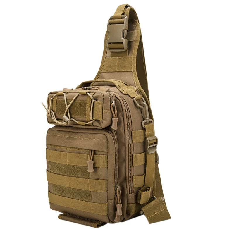 

Fishing Tackle Storage Bag Outdoor Shoulder Backpack Cross Body Sling Bag