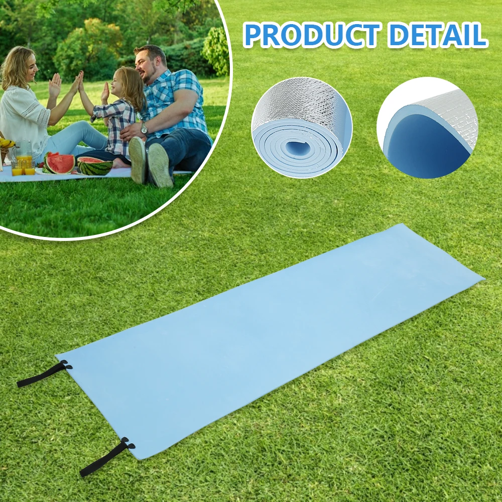 

Foam Sleeping Pad 70x20x0.2" Outdoor EVA Foam Camping Mat Lightweight Portable Waterproof Mattress Pad for Hiking Picnics Yoga