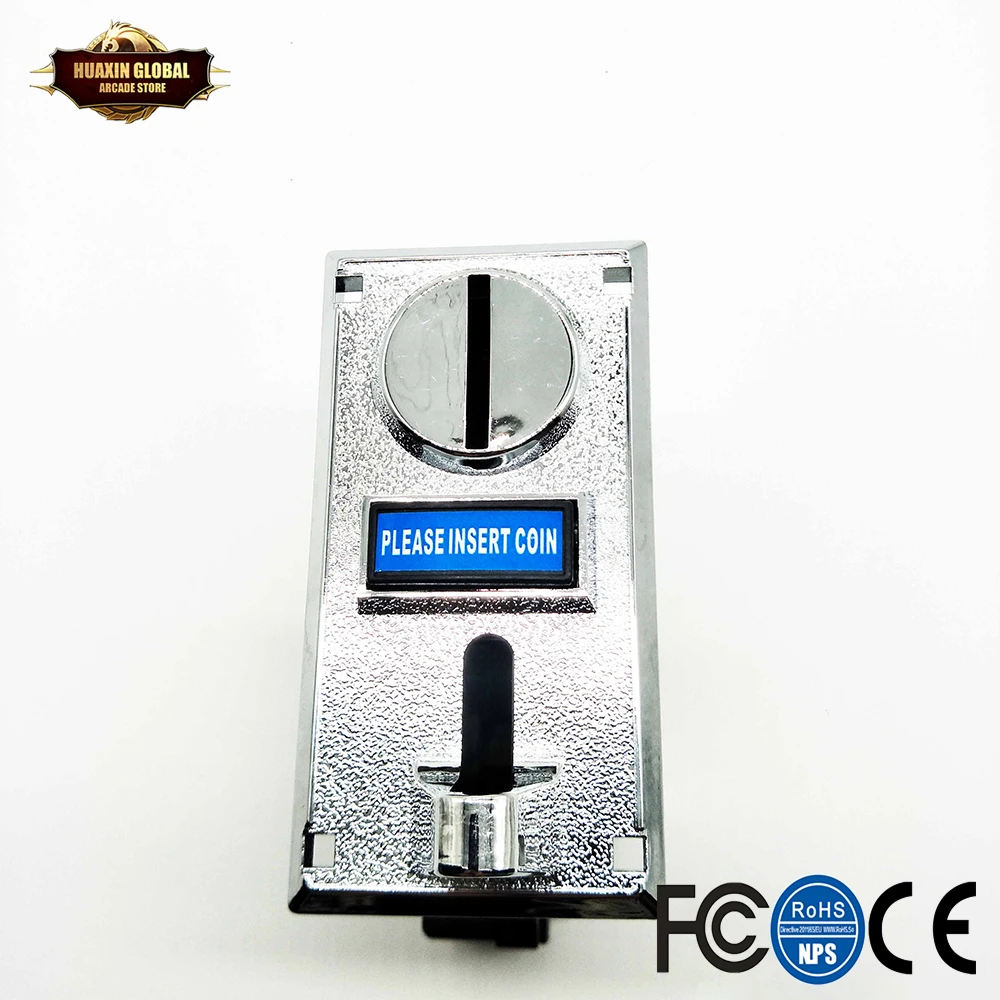 6 видов различных монеток/монетоприемник для аркадных видеоигр торговый автомат