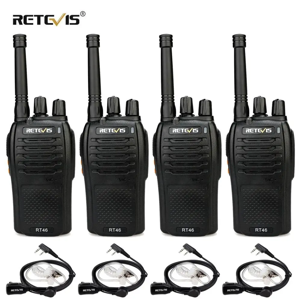 Портативная рация RETEVIS RT46 4 шт. PMR Radio PMR446/FRS|Рации| |