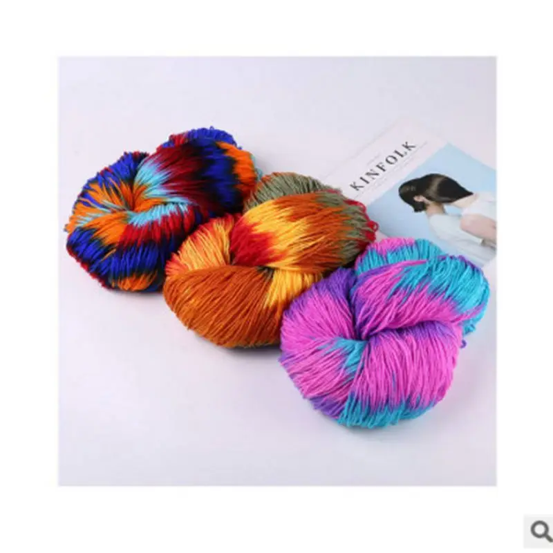 50 г акриловая нить для ручного вязания вязание крючком камвольная пряжа