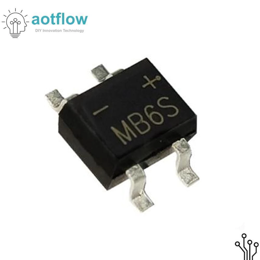 Новый и оригинальный однофазный диодный выпрямитель SOP 4 MB6S SMD 600 А в 20 шт./лот|Реле|