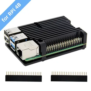 Чехол Raspberry Pi 4 Model B, Защитный корпус из алюминиевого сплава с пассивным охлаждением для Raspberry Pi 4 Model B