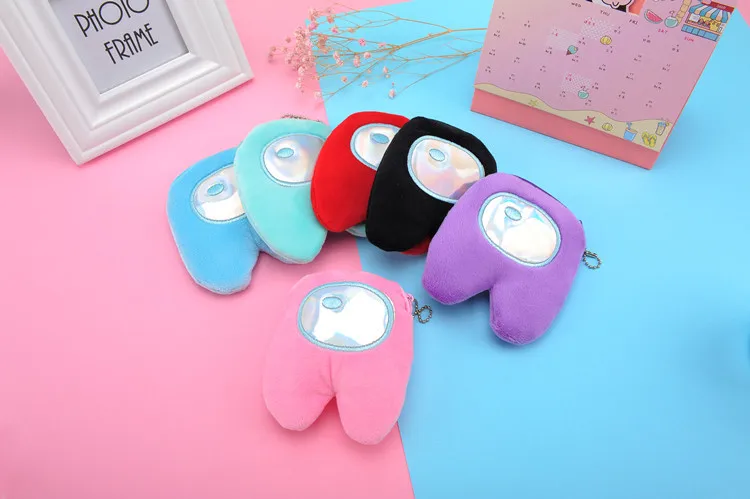 

Spaceman Children's Coin Purse Ladies Coin Purse Small Mini Bag Cartoon Plush Key Case Simple Style Creative Plush Coin Purse