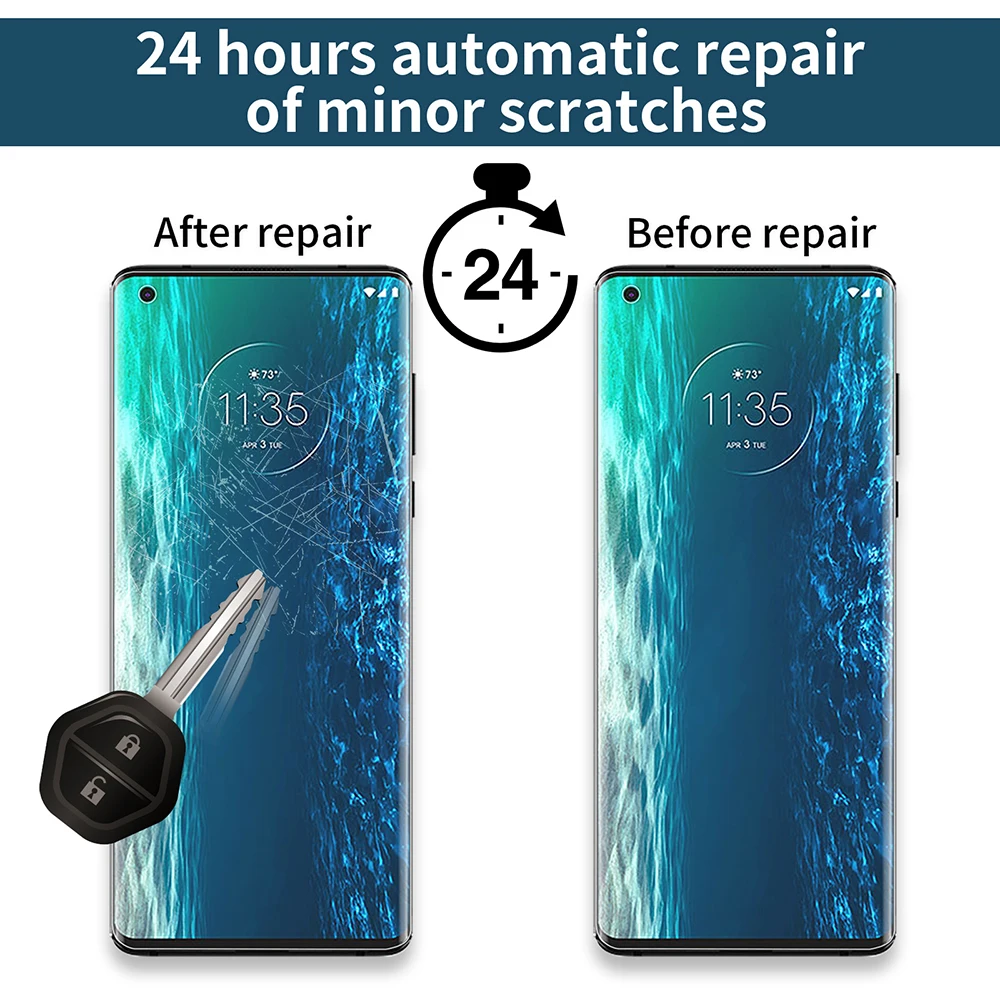 Для Motorola Edge Plus + XT2063-3 гидравлическая Гидрогелевая пленка защитная для экрана (не