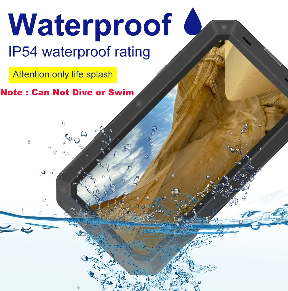Сверхпрочный защитный чехол для iPhone 5, 6, 7, 8 Plus, X, XR, XS, 11 Pro, MAX Life, водостойкий, ударопрочный, грязеотталкивающий, Алюминиевый, металлический защитный чехол