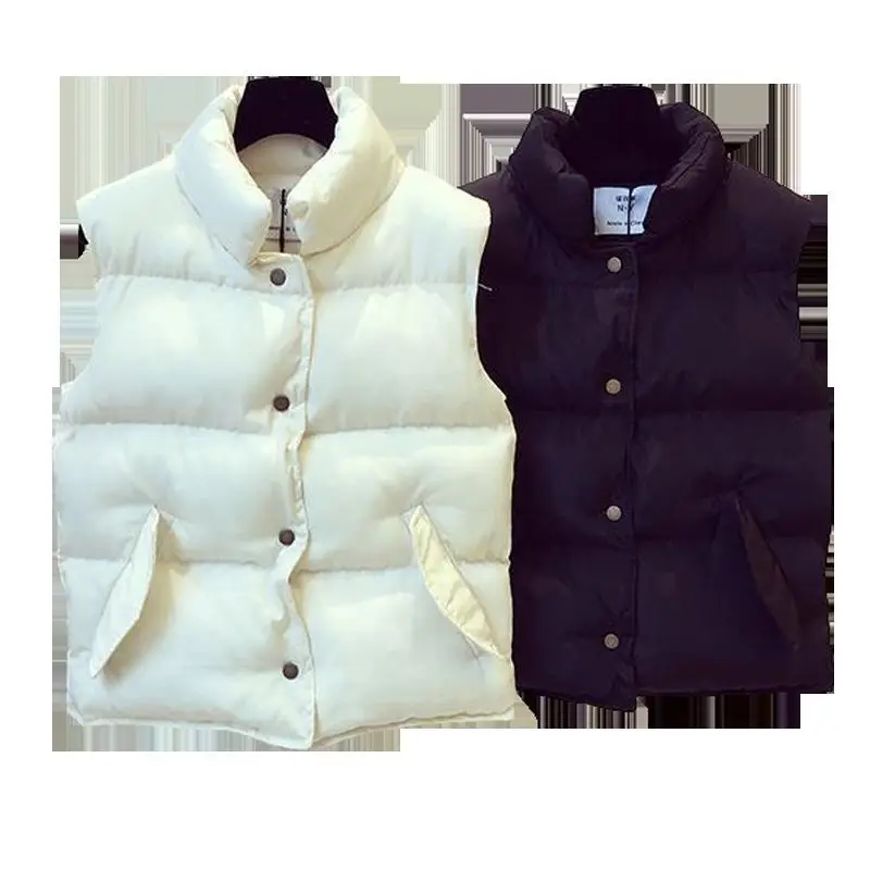 

Vest Women's 2020 New Korean-Style down Jacket Cotton-Padded Clothes Autumn and Winter Short Quilted Cotton Cloth