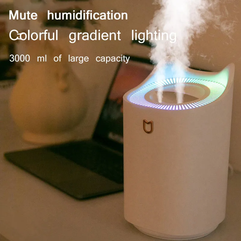 

Диффузор для эфирных масел, Fogger Mist Maker, высокое качество, 3000 мл, USB, цифровой увлажнитель воздуха, аромат для дома, USB, светодиодный ночник