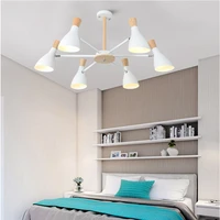 modern chandelier solid wood led ceiling light e27 led chandelier ceiling lamp living room ceiling chandelier light lamp