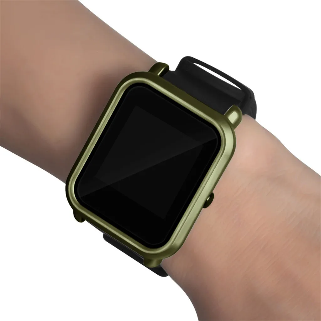 

Protective Case Cover For Xiaomi Huami Amazfit Bip Youth/Lite Smart Watch Protector Frame WristBand Shell Accessories #BL3