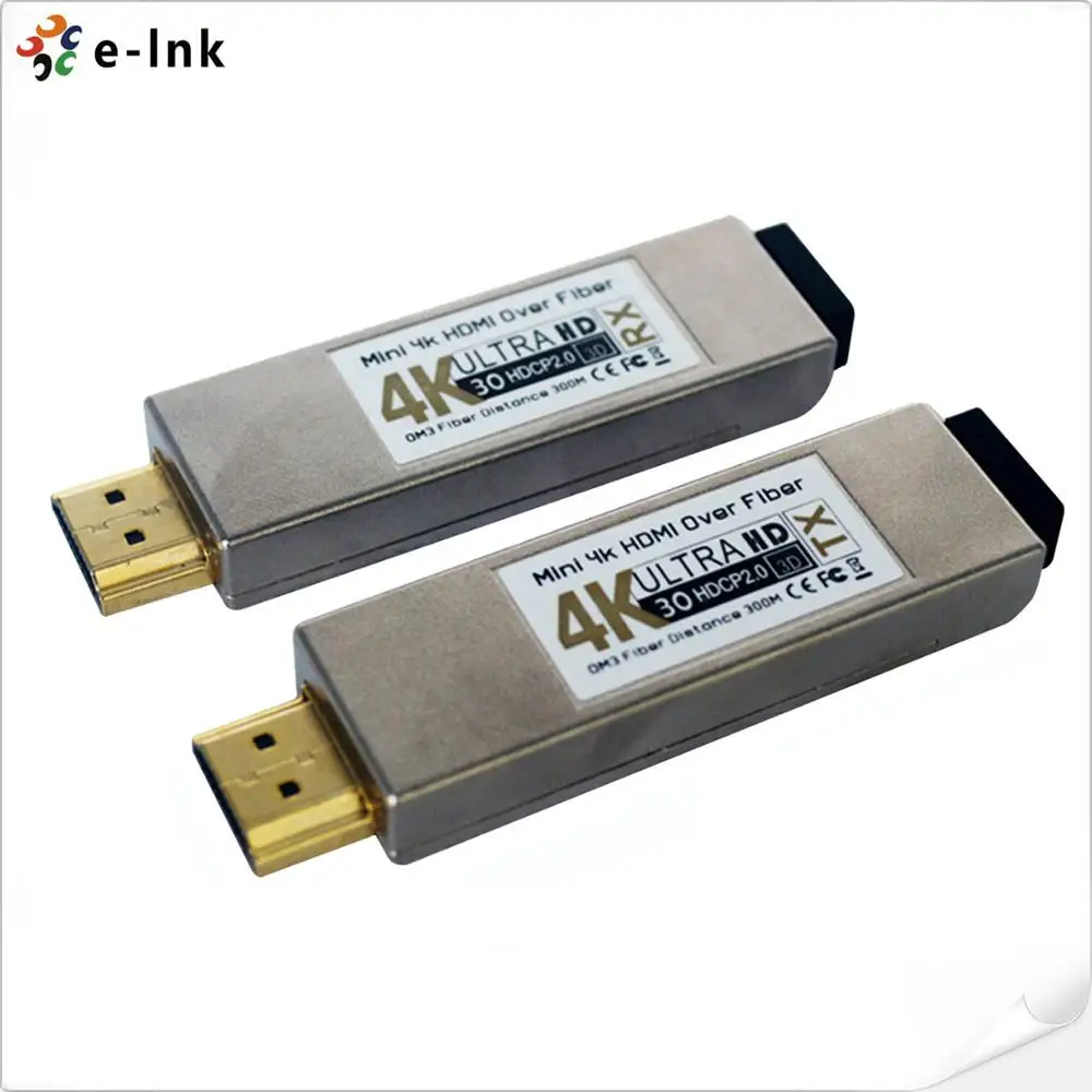 Мини 4K HDMI оптоволоконный приемопередатчик UHD видео в конвертер удлинитель с USB