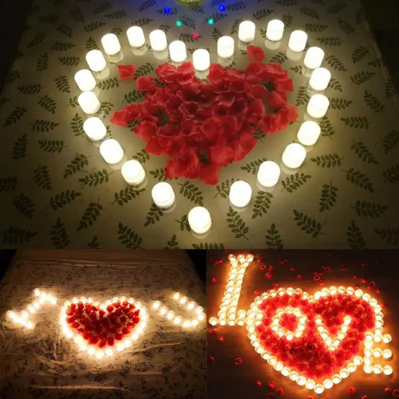 1pcs 6Color LED Candle Light Multicolor Lamp Simulation Color Flame Electronic for Wedding Home Birthday Party Decoration | Дом и сад
