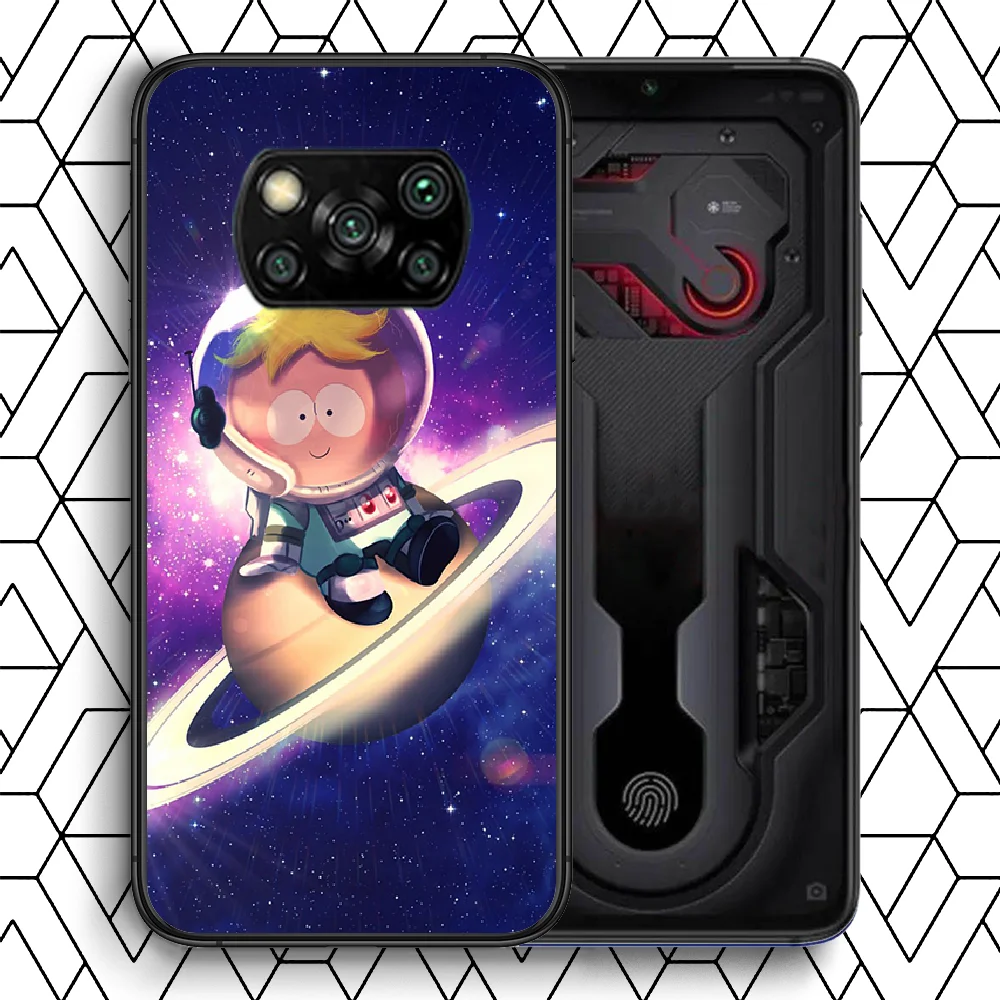 

South-Park Painting Phone case Cover Hull For Xiaomi Mi A2 A3 8 9 9T Note 10 Se Lite Pro black Etui Fashion Back Trend Cell Tpu