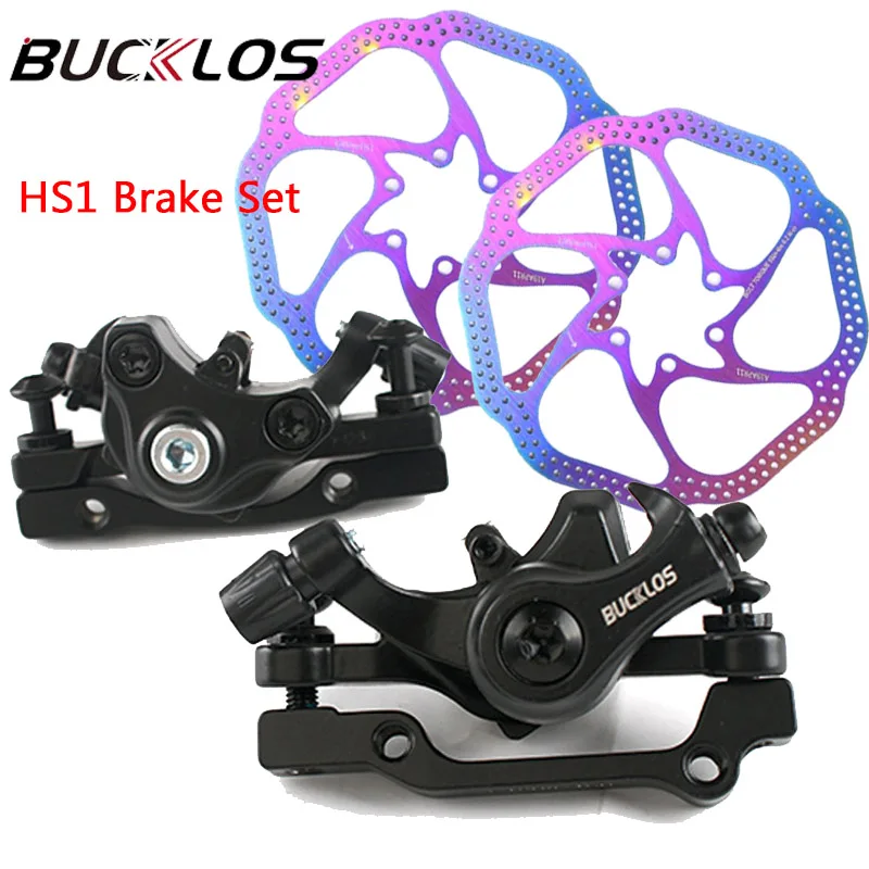 

Bike Disc Brake Mechanical set 160MM Disc Brake Rotor Front Rear Brake Caliper HS1 Rotor For Mtb Mountain Road Cycling parts