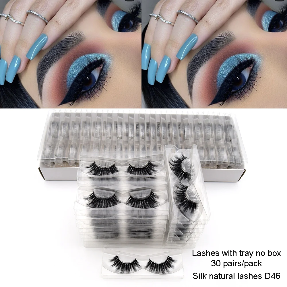 Ресницы норковые с подставкой 3d ресницы для макияжа ручной работы полными