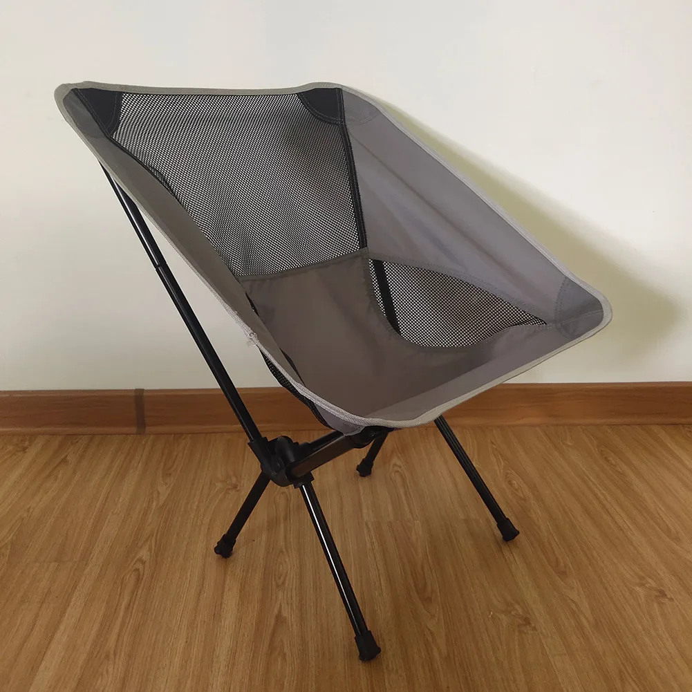 

Складной походный стул Moon Chair, портативное уличное кресло со спинкой для путешествий, пляжа, пешего туризма, рыбалки, легкая переноска
