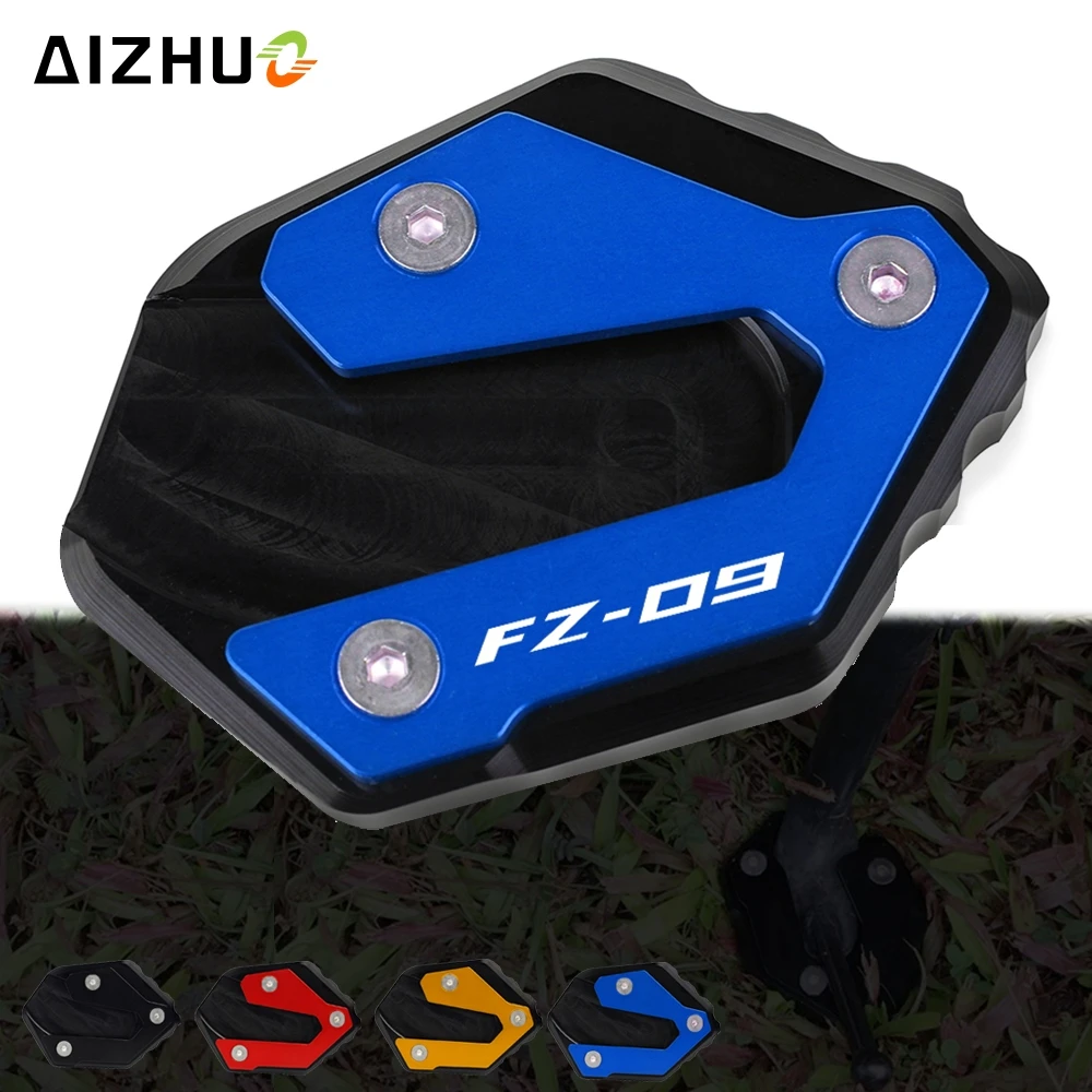 

FZ-09 Motorcycle CNC Foot Side Stands Enlarge Extension Support Plate Stand FOR YAMAHA MT-09 MT 09 MT09 Tracer FZ09 2013-2021