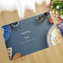 Print Healthy Food Bedroom Entrance Doormat Home Hallway Floor Decoration Living Room Carpet Bathroom Anti-Slip Mat (1)