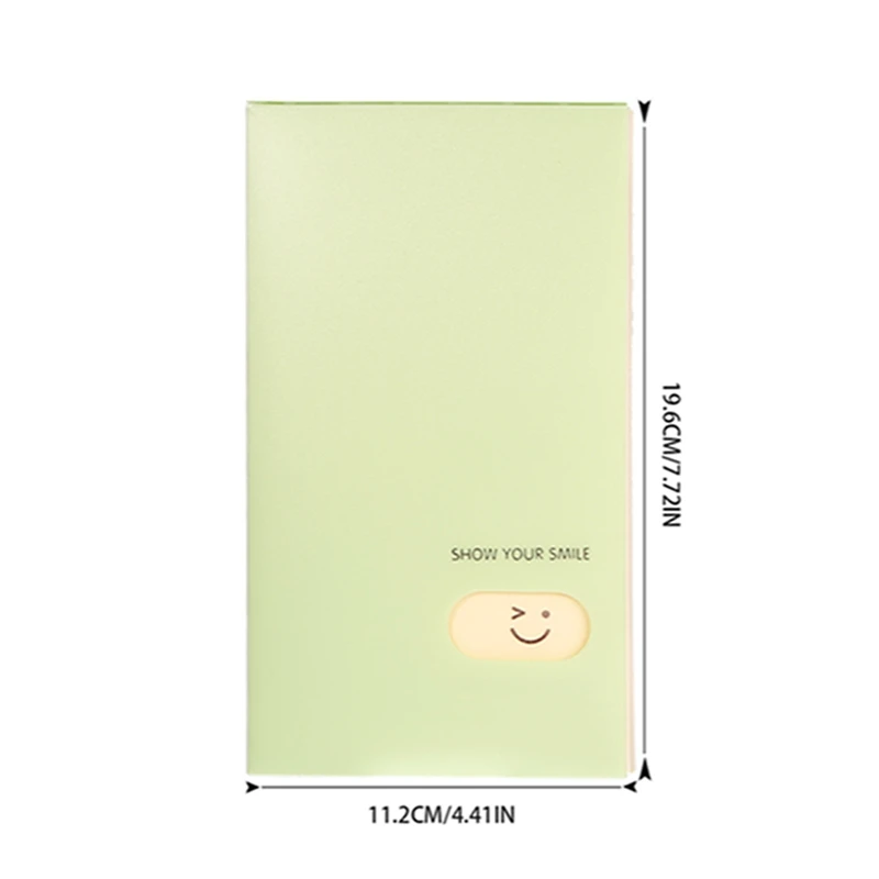 

120 Slots Cute Candy Color Smile Credit Card Holder Organizer Business Card ID Card Case Holder Photo Album LOMO Cards Storages