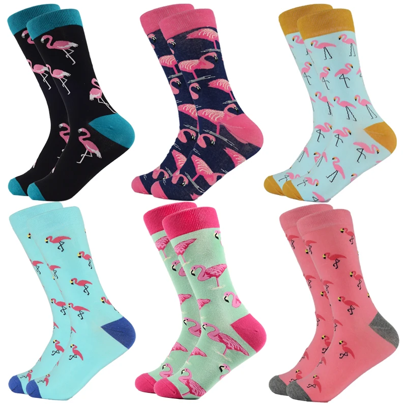 Весенние милые носки в стиле Харадзюку для мужчин смешные разноцветные Носки с