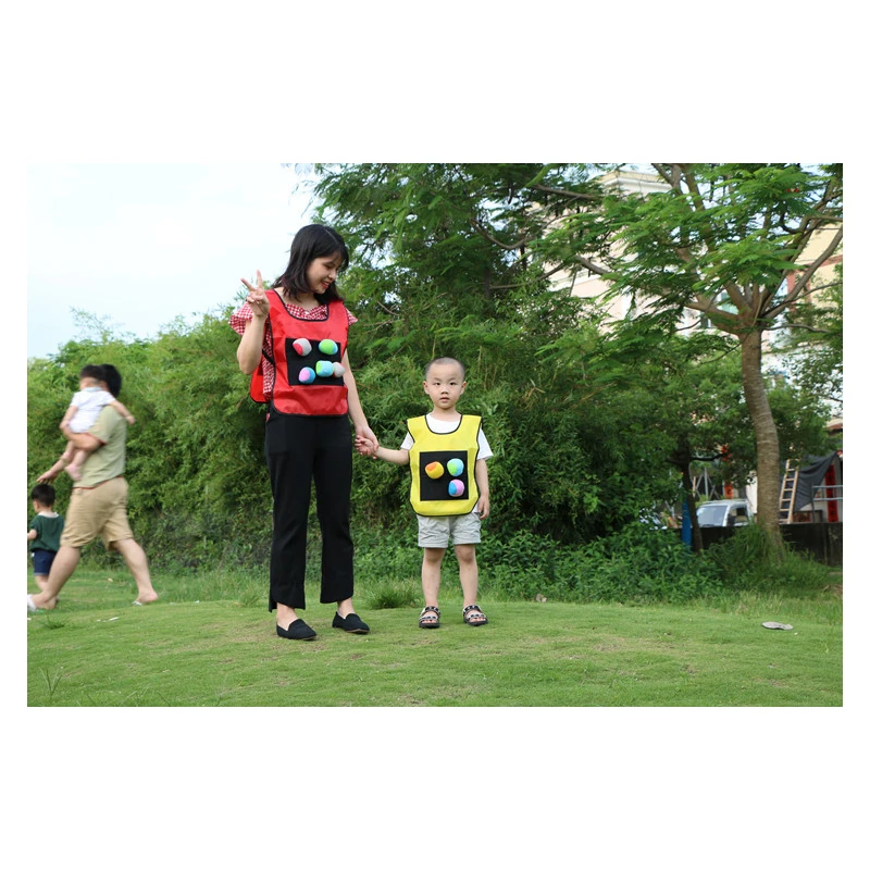 Детские спортивные игры на улице реквизит жилет липкий Джерси жилеты с липкого