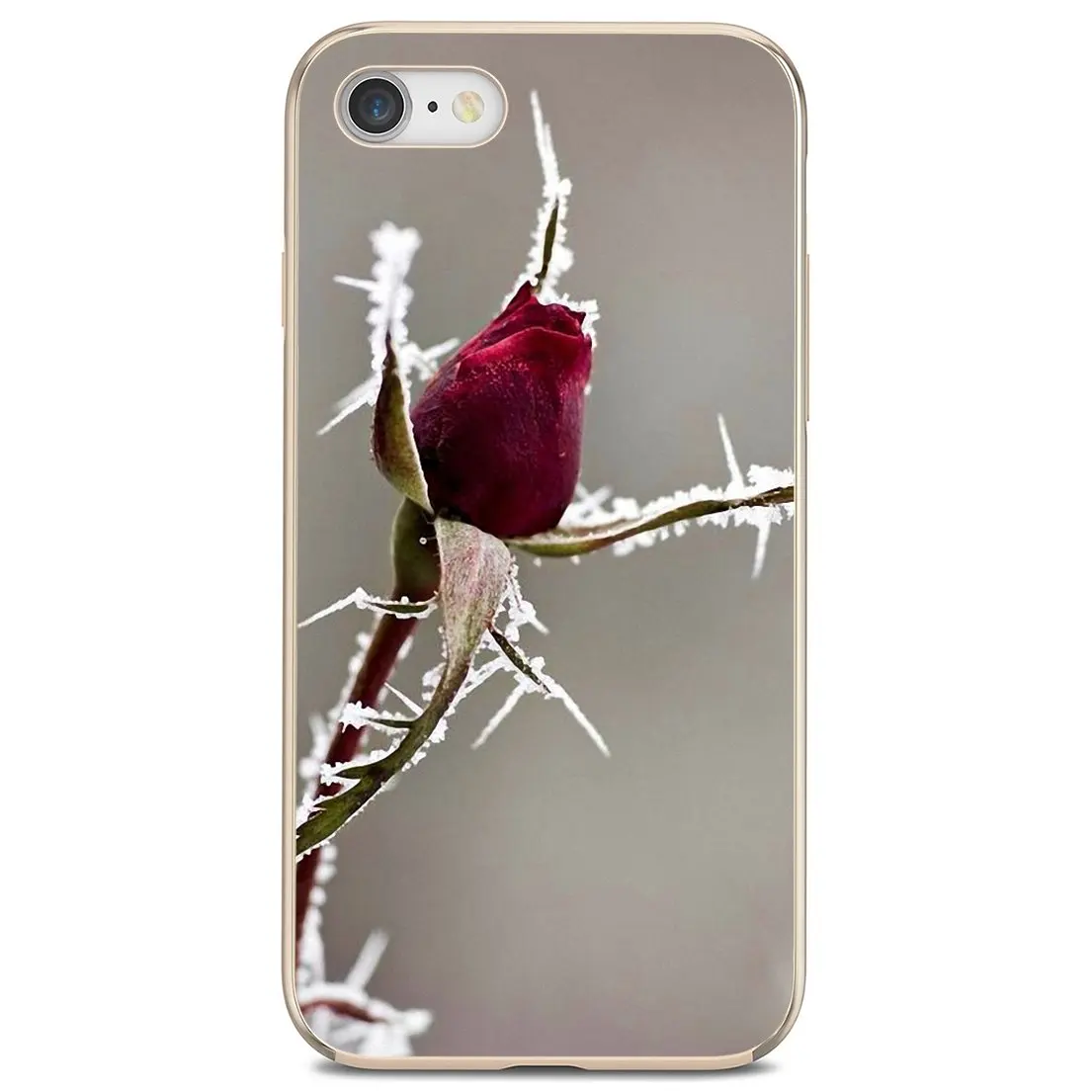 Чехол Sexy-Winter-cold-Frozen-Rose для Sony Xperia XA Z3 Z5 XZ1 XZ2 Z Z1 Z2 compact M2 M4 M5 C4 C6 E3 T3 | Мобильные