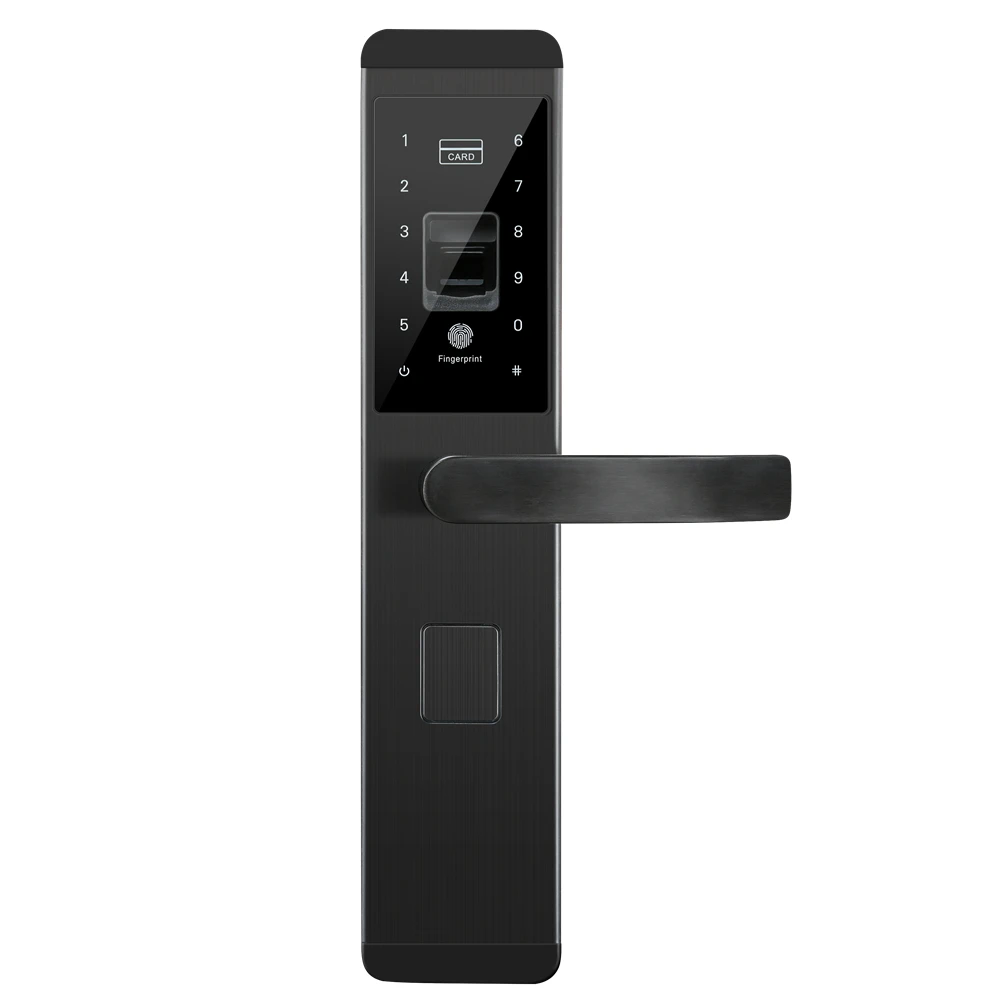 

X1 Цифровой Дверной замок с отпечатком пальца электронный умный дверной замок для домашнего офиса IC карта деревянная дверь
