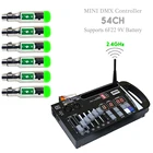 Новый беспроводной передатчик по протоколу DMX XLR перезаряжаемый приемник, светодиодный диско, DJ, вечеринка, бар, сцена, контроллер с вращающейся головкой, очень удобный