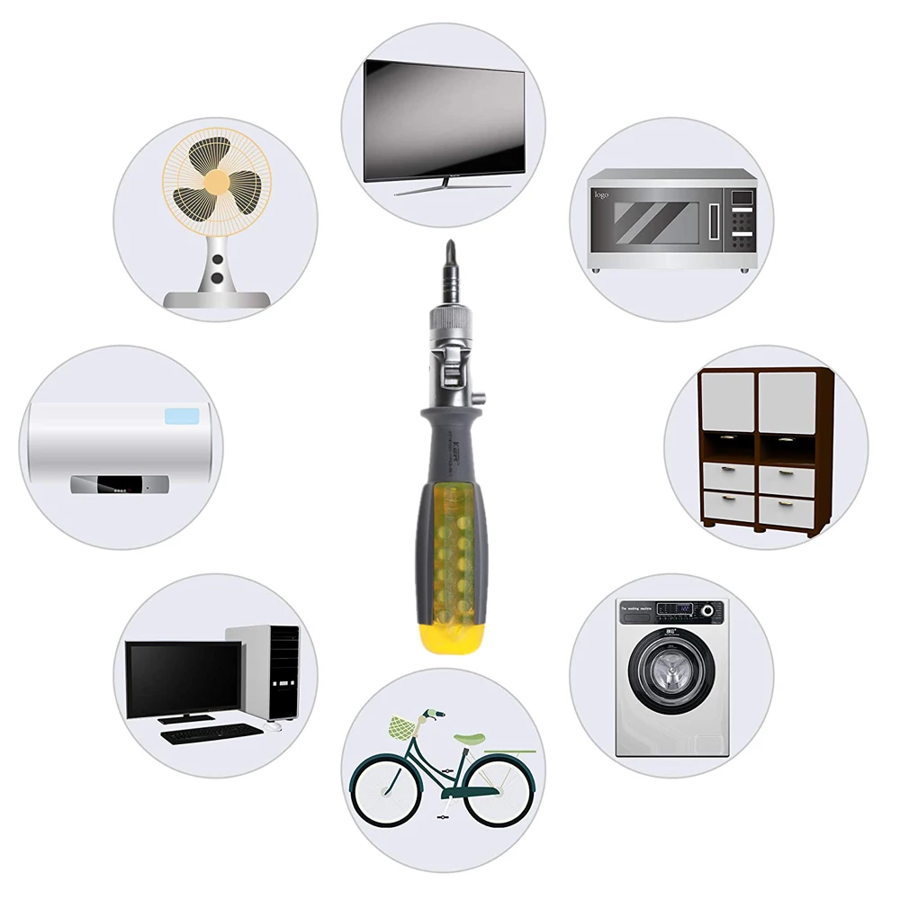 Набор отверток с храповым механизмом 11 в 1 набор многофункциональных