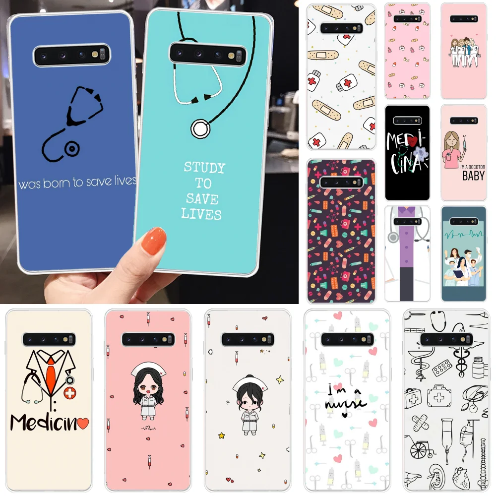 Reayou Медсестра Медицинский медицина здоровье мягкий чехол для телефона с